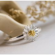 Daisy-open-925-Sterling-Silver-Rings-For-Women-simple-fashion-gold-chrysanthemum-Sterling-Silver-Jewelry-Bague-2
