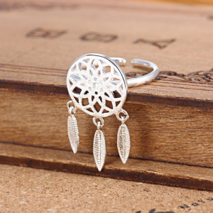 STERLING SILVER DREAM CATCHER RING