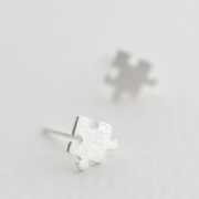 STERLING SILVER PUZZLE EARRINGS